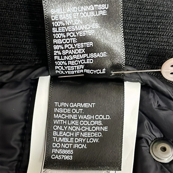 Zella Mixed Media Quilted & Sherpa Cozy Jacket in Black - NEW - Size Large - Picture 9 of 11